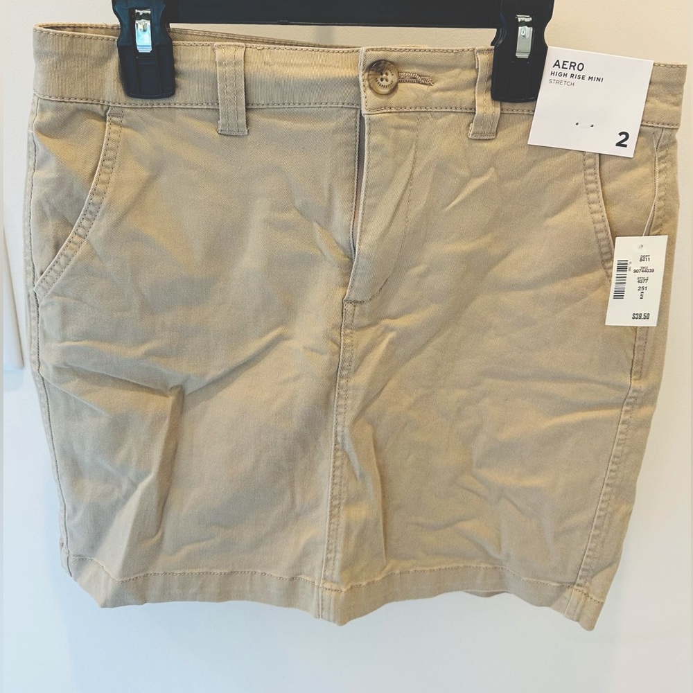 Aeropostale High Rise Mini Stretch Skirt